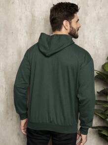 MOLETOM FLANELADO ABERTO MASCULINO COM ZÍPER E CAPUZ