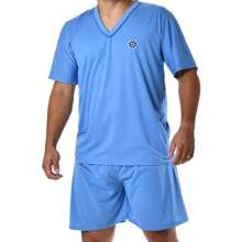 Men Loungewear Onepieces - Màu xanh nhạt - Xem 2