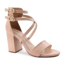 MODARPE Women Heeled Sandals - Beis - Ver 2