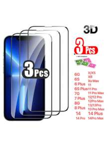 Phone Screen Protectors - 套件3 黑膜 - 查看 1