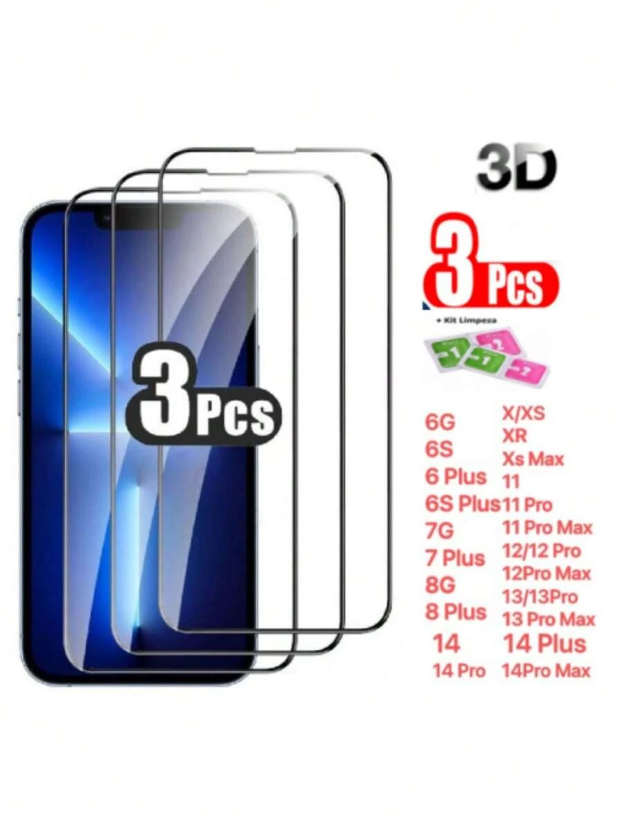 Phone Screen Protectors - 套件3 黑膜 - 查看 1
