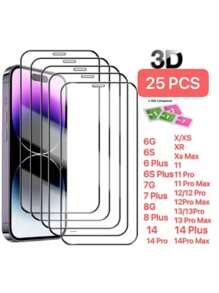 Phone Screen Protectors - Bộ 25 Phim Đen - Xem 1