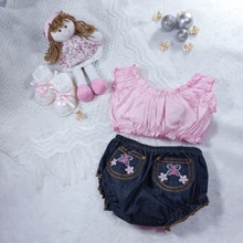 Baby Girls Sets - 淺粉色 - 查看 2