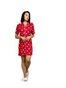 Women Nightgowns & Sleepshirts - 紅色 - 查看 5