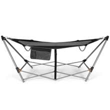 Portable Folding Hammock With Hammock Stand - 黑色 - 查看 8