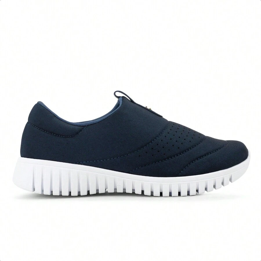 Usaflex Women Wedge Sneakers - MARINHO / BRANCO - View 1