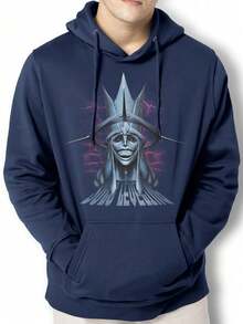 Men Hoodies - 藏蓝色 - 查看 1