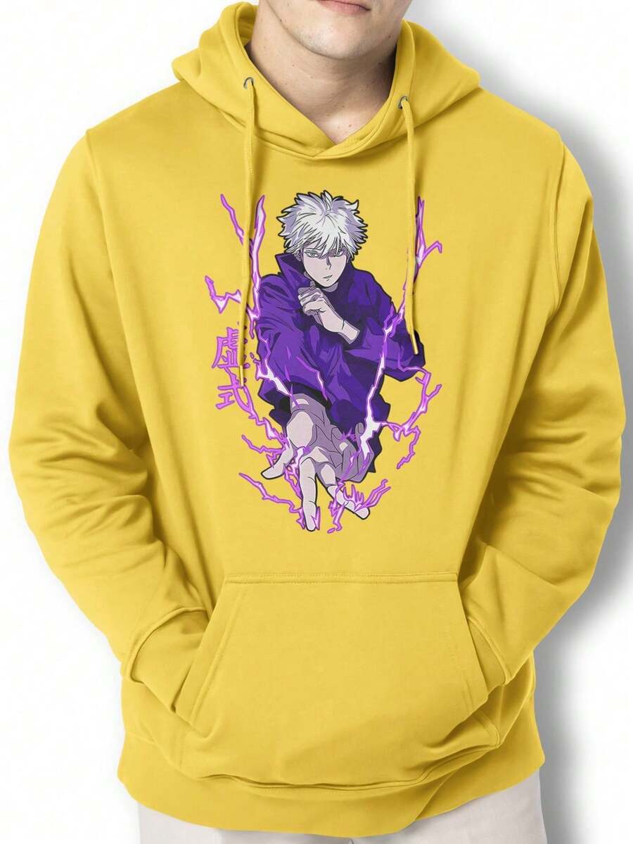 Men Hoodies - Màu vàng - Xem 1