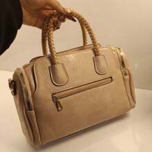 Women Top Handle Bags - 橘色 - 查看 3
