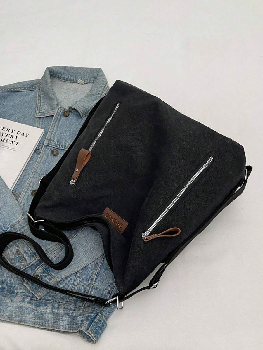 Women's Canvas Bag 2024 New Stylish Versatile Shoulder Bag Featuring