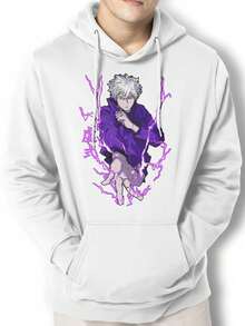 Men Hoodies - 白色 - 查看 1