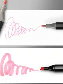 80 Màu/60 Màu/48 Màu Bộ Bút Đánh Dấu Dầu Hai Đầu Và Bút Màu Nước Để Trở Lại Trường Học, Thiết Kế Hoạt Hình Và Vẽ Tranh Nghệ Thuật - Nhiều màu - Xem 4