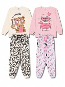 Baby Girls Pajamas - 彩色 - 查看 5