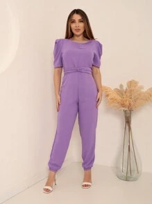 Women Jumpsuits - 紫丁香色 - 查看 4