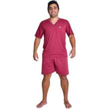 Men Loungewear Onepieces - Burgundy - View 1
