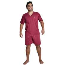 Men Loungewear Onepieces - Burgundy - View 4