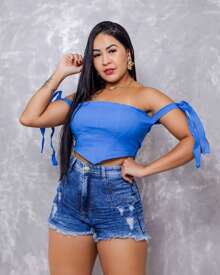 Women Shorts - Jeans - 查看 3