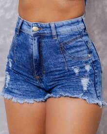 Women Shorts - Jeans - 查看 1