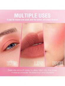 Rubor liquido rosa suave, de facil aplicación y larga duracion - Al Azar - Ver 3