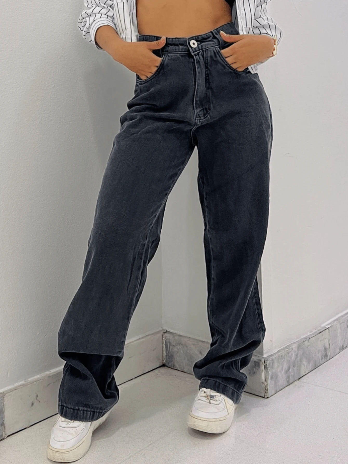 Women Jeans - Black - View 1