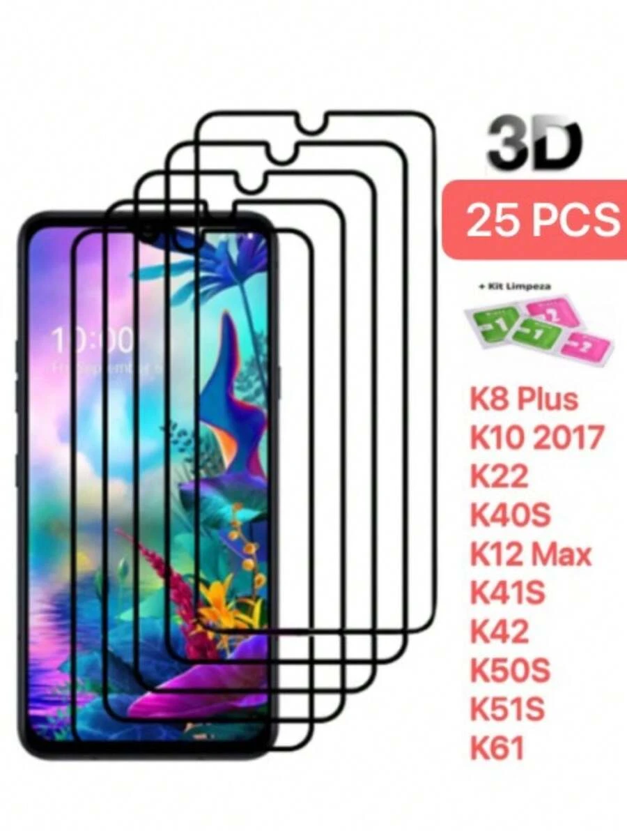 Phone Screen Protectors - 套件 25 黑膜 - 查看 1