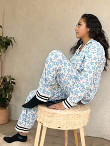 Women's Pajama Set With Various Prints