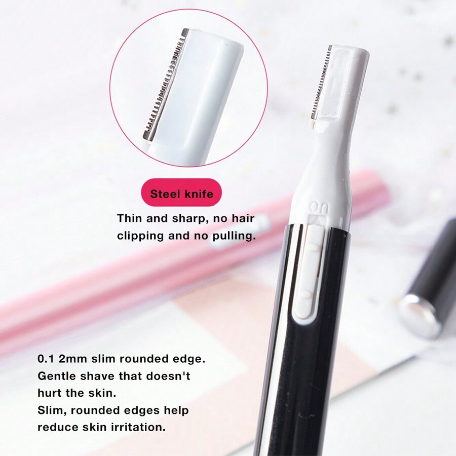 Painless Eyebrow Trimmer For Women And Men BatteryOperated Facial