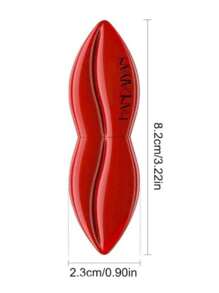 3 Pieces Of Intense Red Lipstick With Lip Design, Different Shades And Long Lasting - Random - View 4