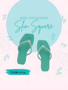 Women Flip-Flops - 綠水鑽 - 查看 3