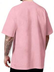 Men T-Shirts - Màu Hồng baby - Xem 2