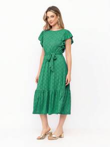 Women Dresses - màu xanh lá - Xem 4