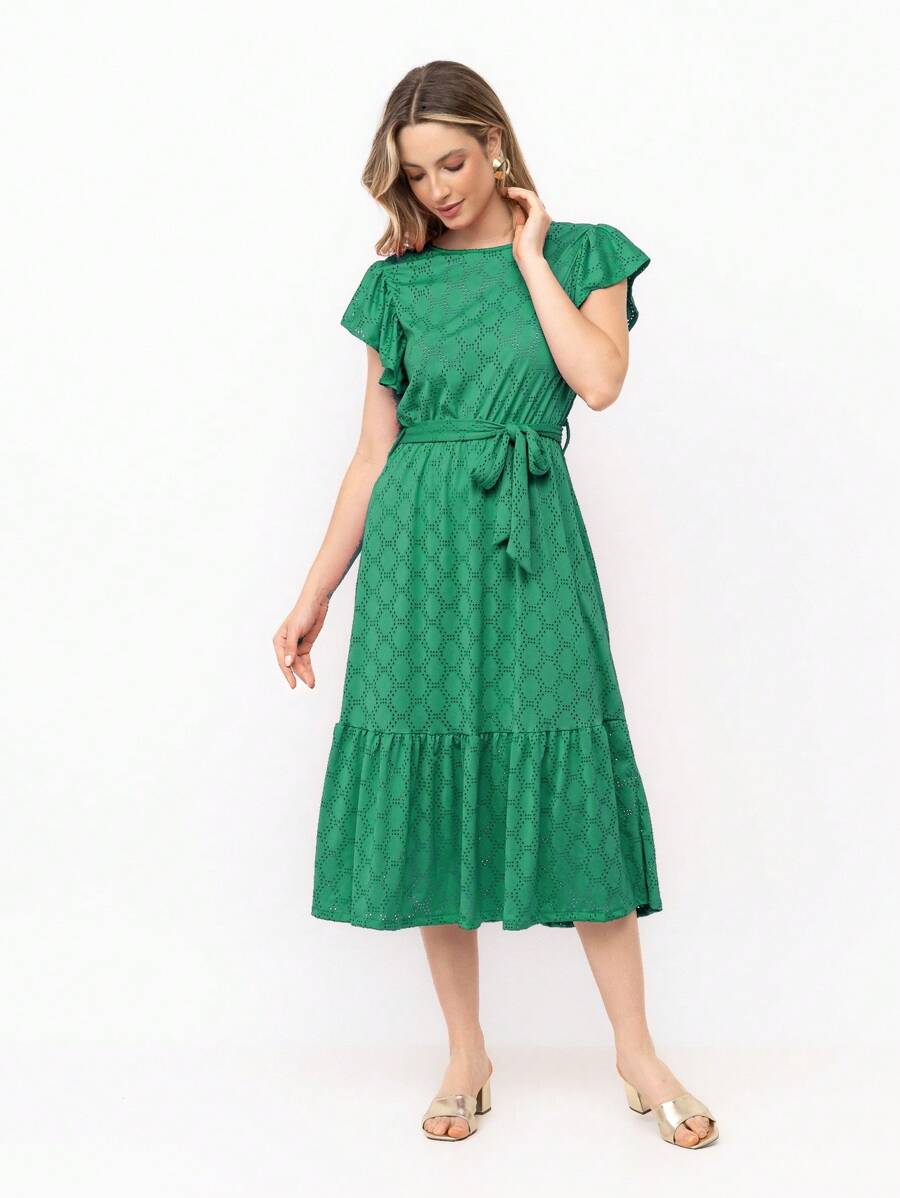 Women Dresses - màu xanh lá - Xem 1