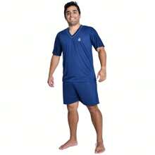 Men Loungewear Onepieces - Azul Marino - Ver 3