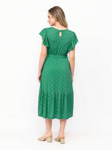 Women Dresses - màu xanh lá - Xem 2