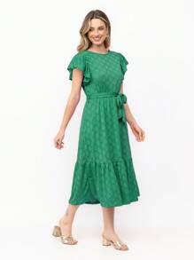 Women Dresses - màu xanh lá - Xem 5