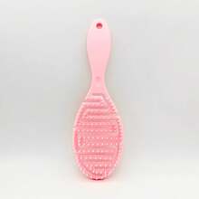 Cepillo Desenredante Ultra Suave Mango Ergonómico Cabello Rizado o Liso Húmedo o Seco Todo Tipo de Cabello Cepillo Hueco - Rosa - Ver 7