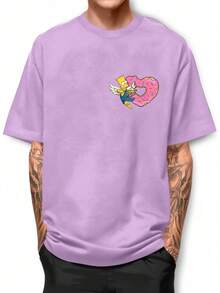 Men T-Shirts - Màu đỏ tím - Xem 1