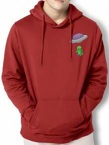 Men Hoodies - Đỏ - Xem 1