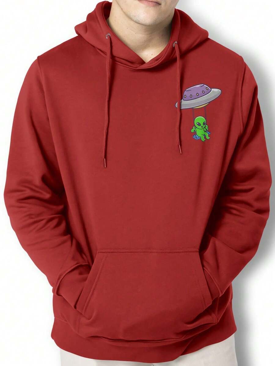 Men Hoodies - Đỏ - Xem 1