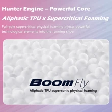 BMAI 女款 Hunt 2.0 专业运动鞋：轻盈、轻便、坚固、有弹性、抗衰老、马拉松竞速缓冲跑鞋；体能测试、速度训练、稳定的跑鞋，适合跑步、健身、训练、快走和越野活动。 - 白色 - 查看 4