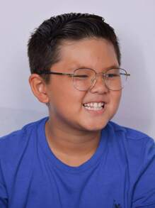 Kids Eyeglasses - Màu xanh lam - Xem 2