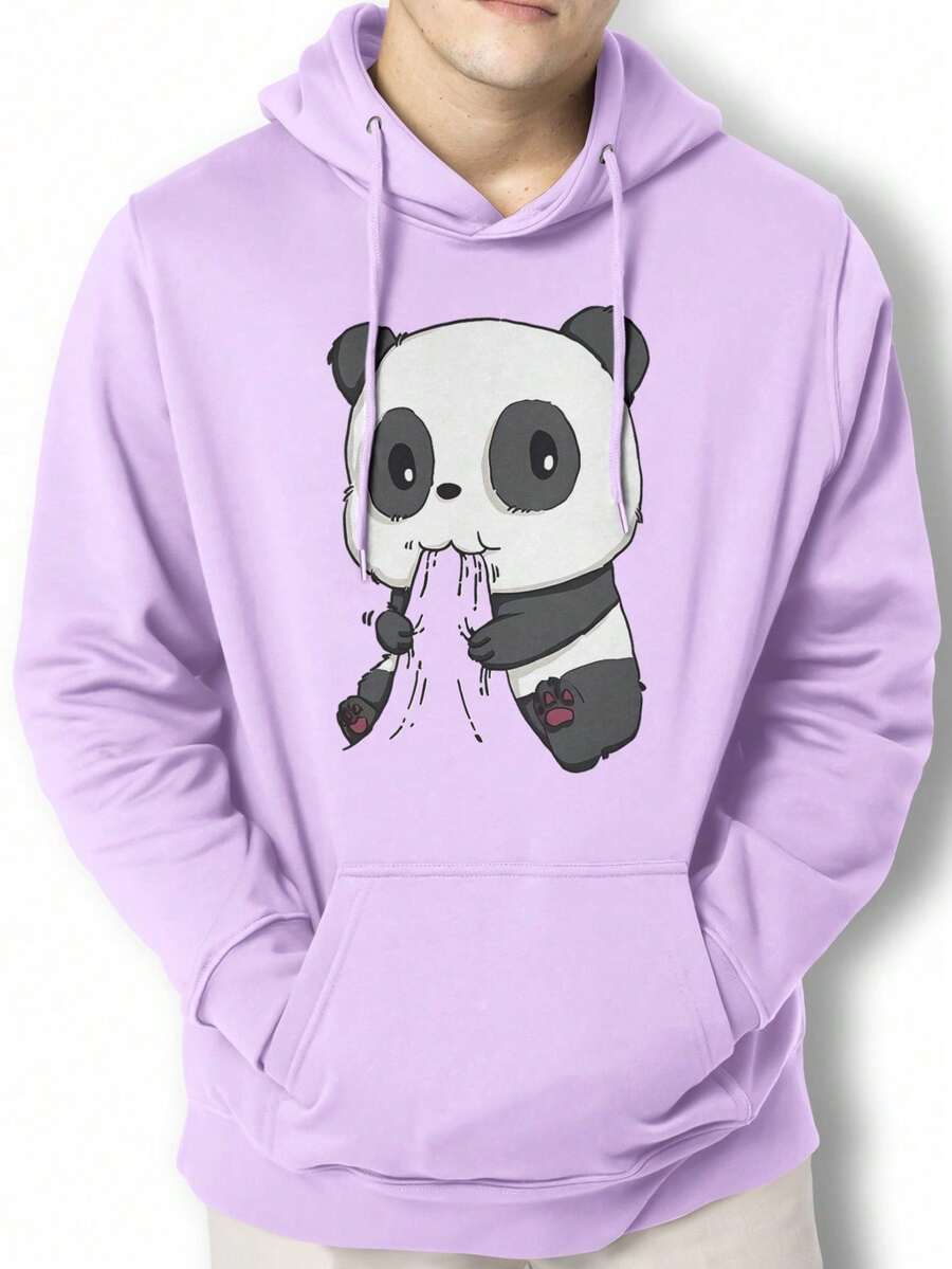 Men Hoodies - Màu đỏ tím - Xem 1