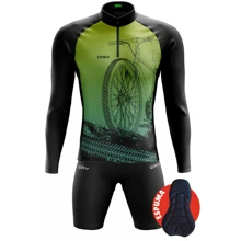 Cycling Jersey Sets - màu xanh lá - Xem 1
