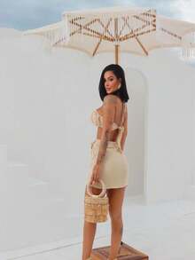 Women Two-Piece Outfits - 米色 - 查看 3