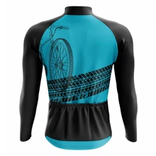 Cycling Jersey Sets - 藍色 - 查看 5