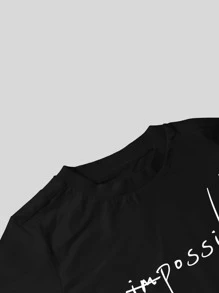 Women T-Shirts - 黑色 - 查看 5