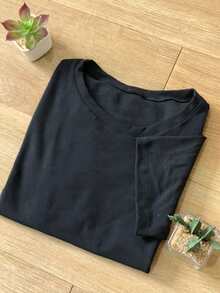 Women T-Shirts - 黑色 - 查看 3