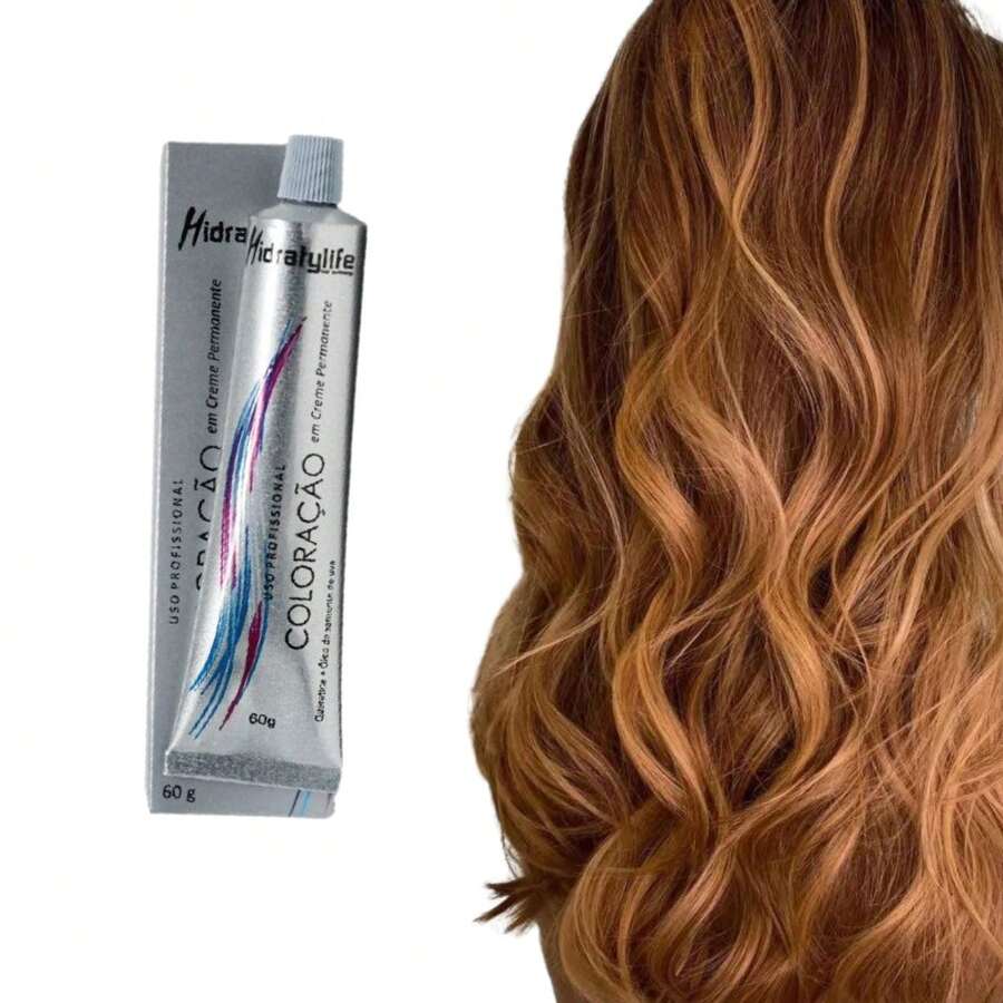 Coloração Mel Mairibel Hidraty Cabelo Moreno Iluminado 60 g - Bege - Visão 1