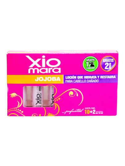 12 Ampolletas de Jojoba Hidratantes Super Brillo a tu Cabello Xiomara Brillo