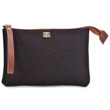 Bolsa Feminina Shopper Lisa Executiva Grande Sacola De Ombro Faculdade Notebook Trabalho Passeio + Necessaire